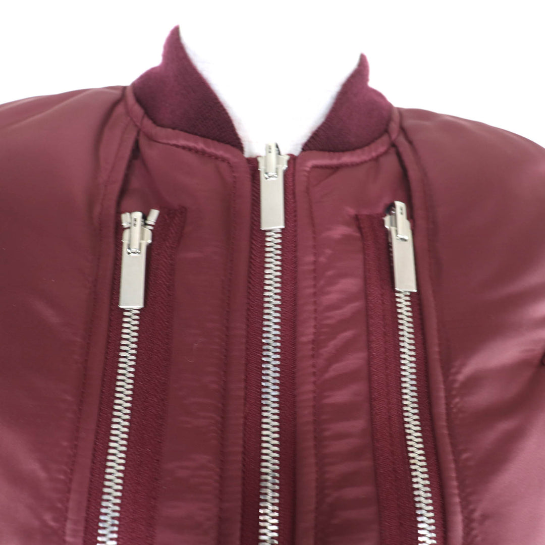 Excellent noir kei ninomiya COMME des GARCONS coat Bordeaux Nylon XS 3L-C003