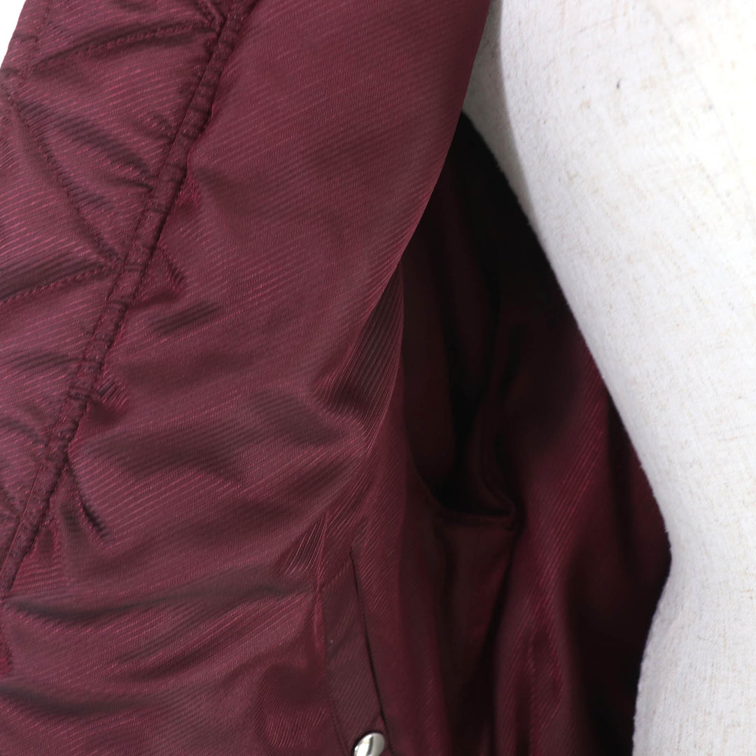 Excellent noir kei ninomiya COMME des GARCONS coat Bordeaux Nylon XS 3L-C003