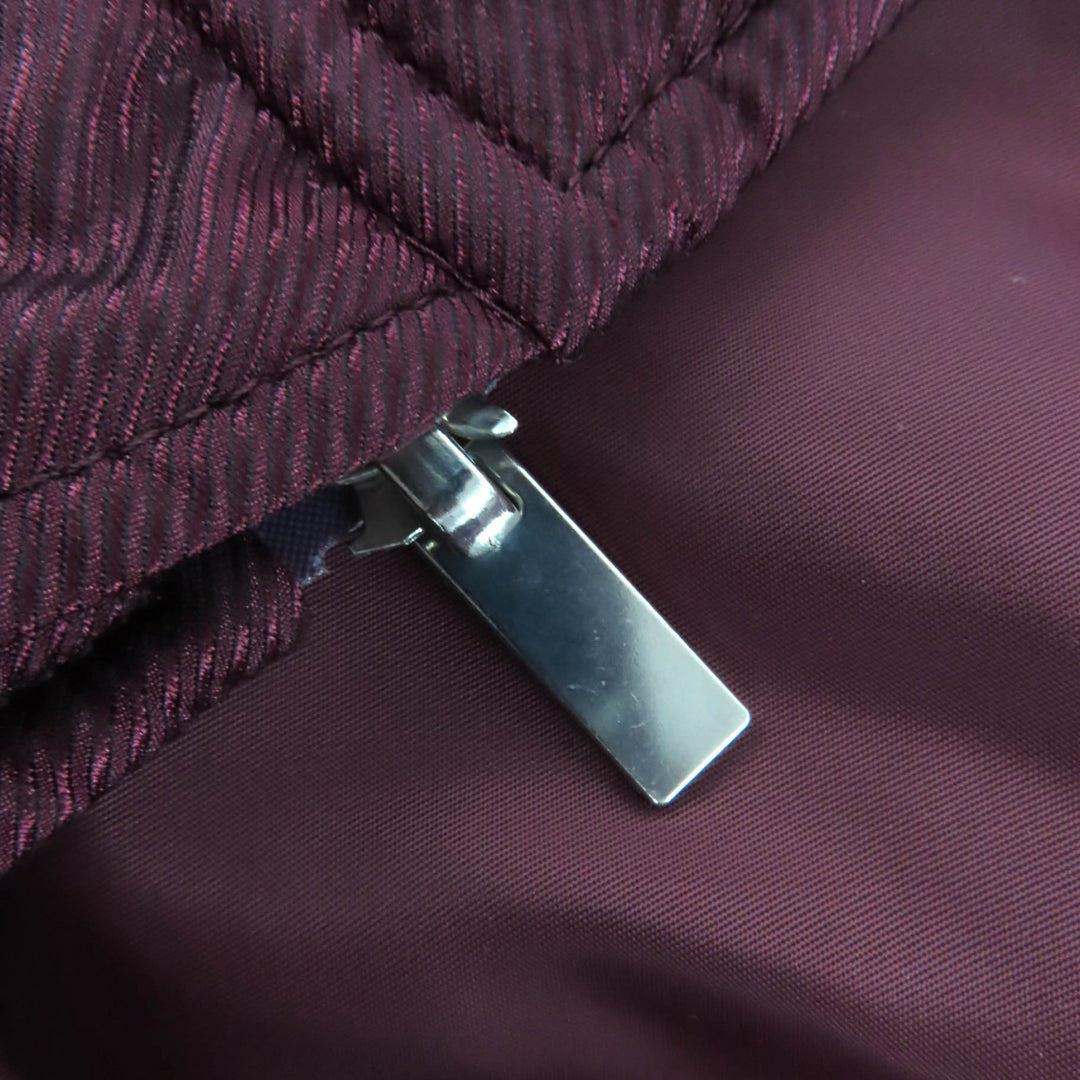Excellent noir kei ninomiya COMME des GARCONS coat Bordeaux Nylon XS 3L-C003
