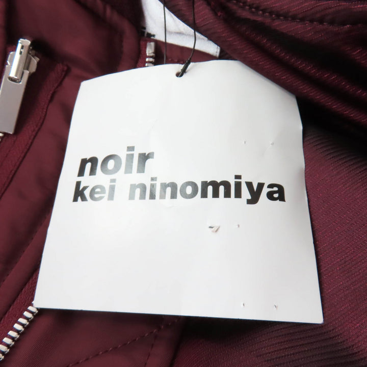 Excellent noir kei ninomiya COMME des GARCONS coat Bordeaux Nylon XS 3L-C003