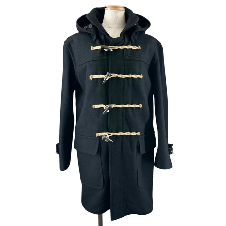 Great N.HOOLYWOOD GLOVER ALL Duffel coat With hood black wool Women 36