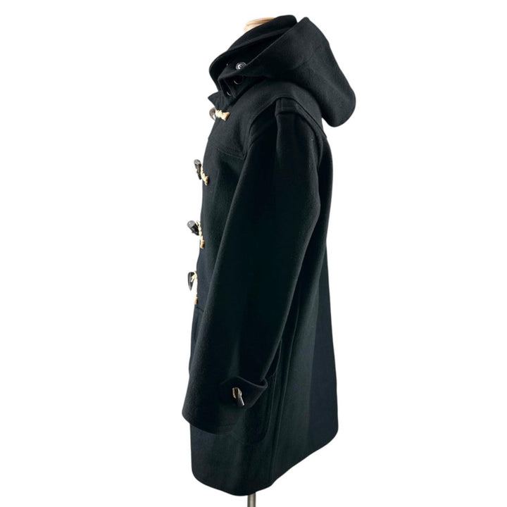 Great N.HOOLYWOOD GLOVER ALL Duffel coat With hood black wool Women 36
