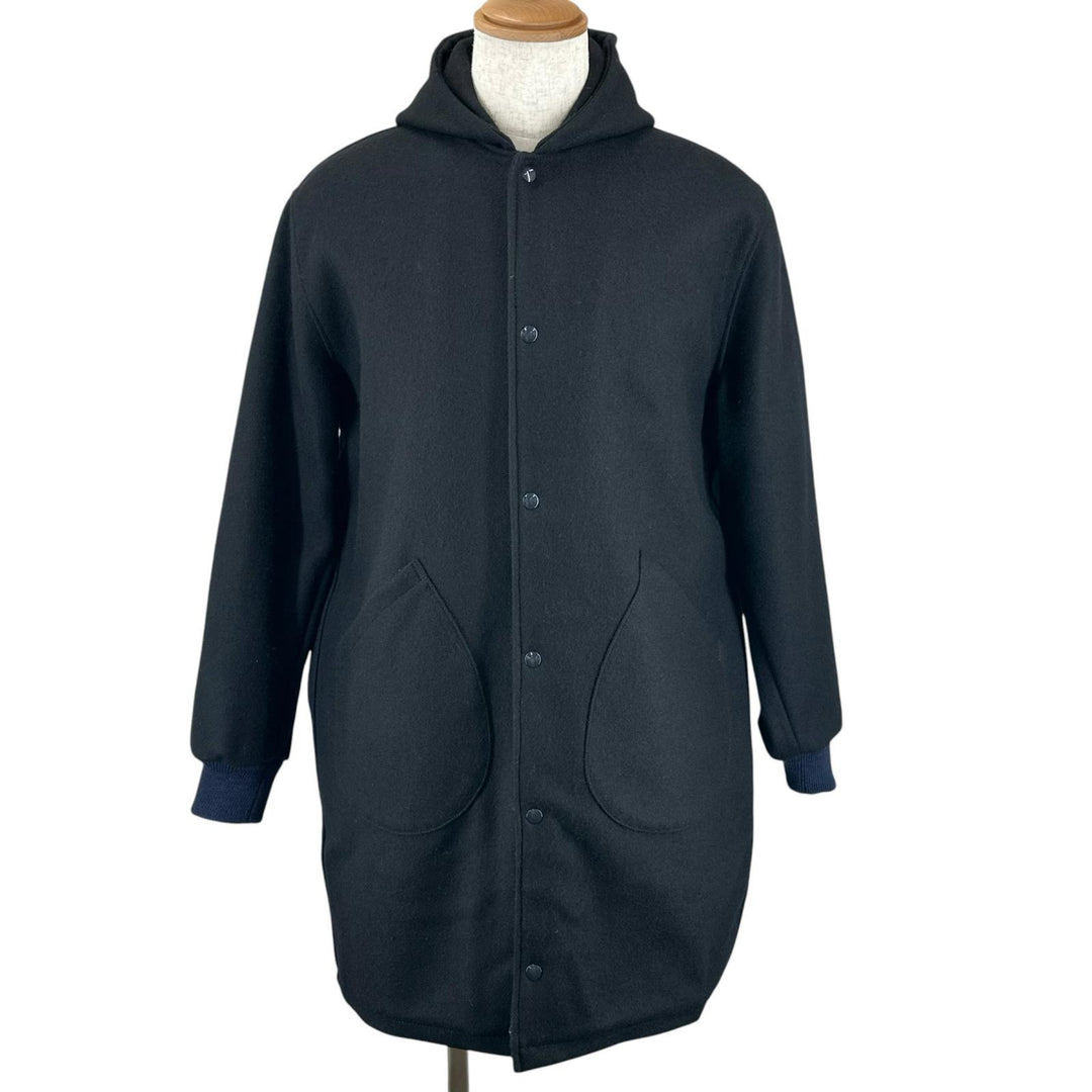 Excellent SETTLEMIERS coat Cadet Parka D-shaped pocket, sailor hood,mens 40