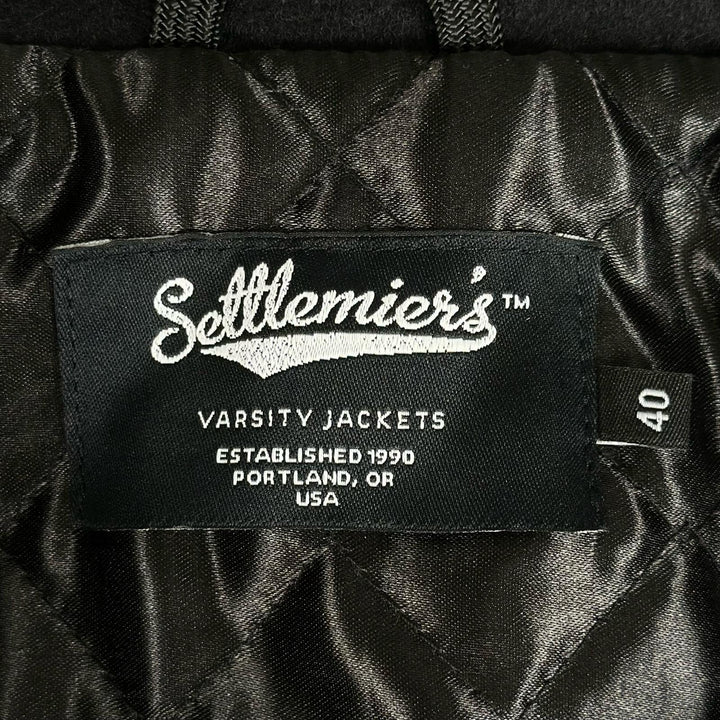 Excellent SETTLEMIERS coat Cadet Parka D-shaped pocket, sailor hood,mens 40