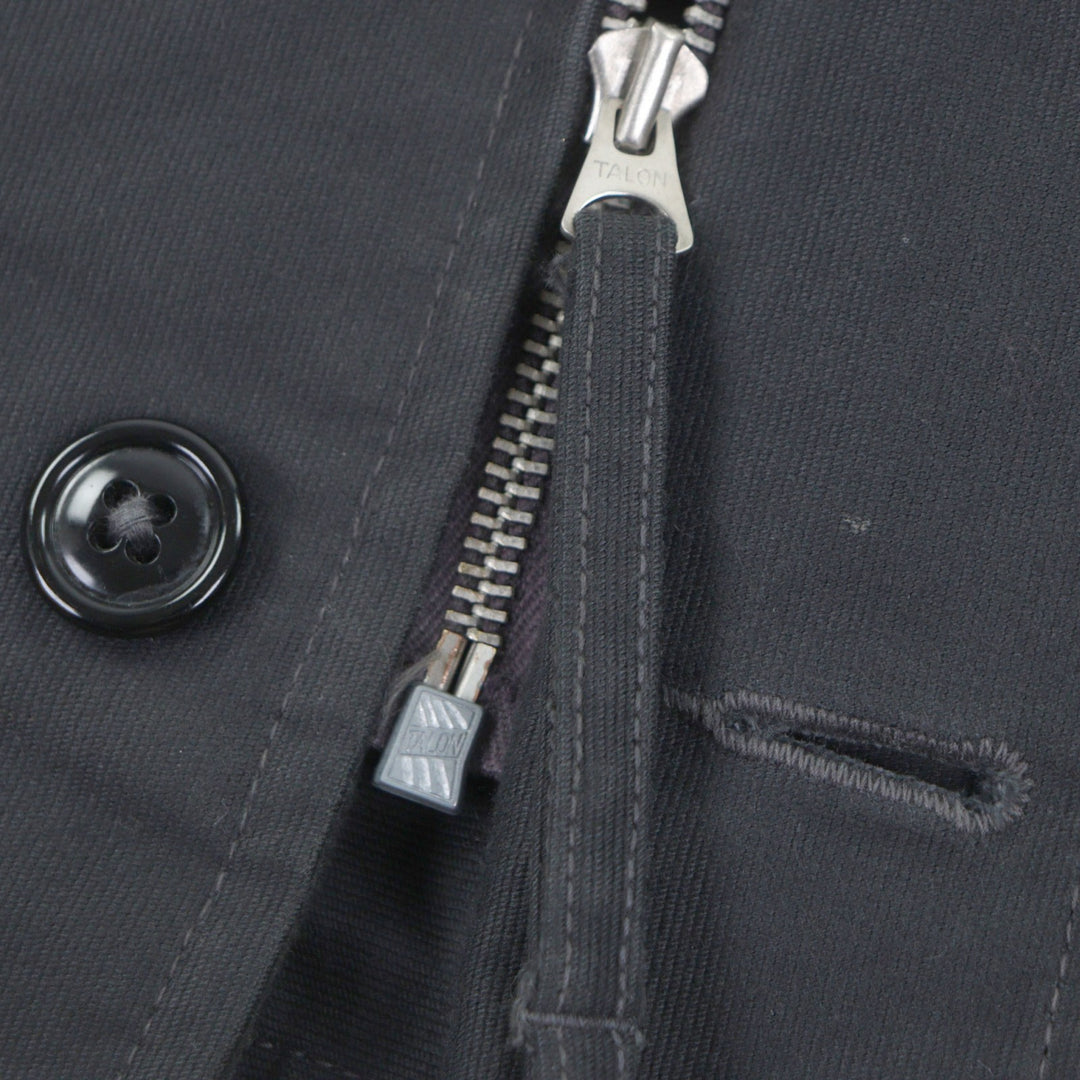 Great The REAL McCOY'S Mouton jacket Zip-up with patch black mens 38