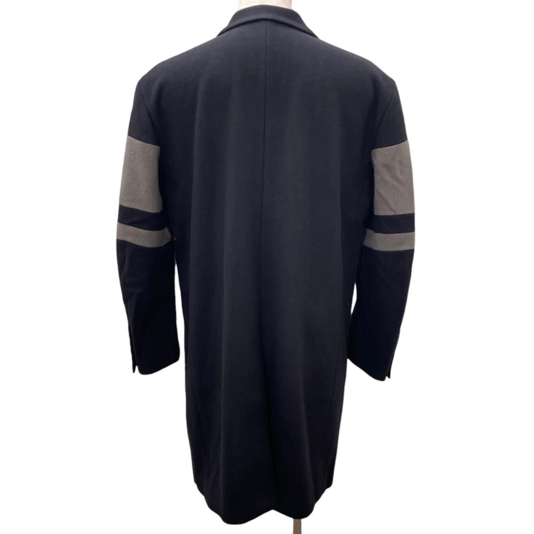Pristine roarguns Chester coat S100'S MELTON COAT black wool mens 3 22FGC-02