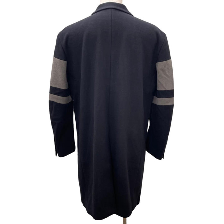 Pristine roarguns Chester coat S100'S MELTON COAT black wool mens 3 22FGC-02