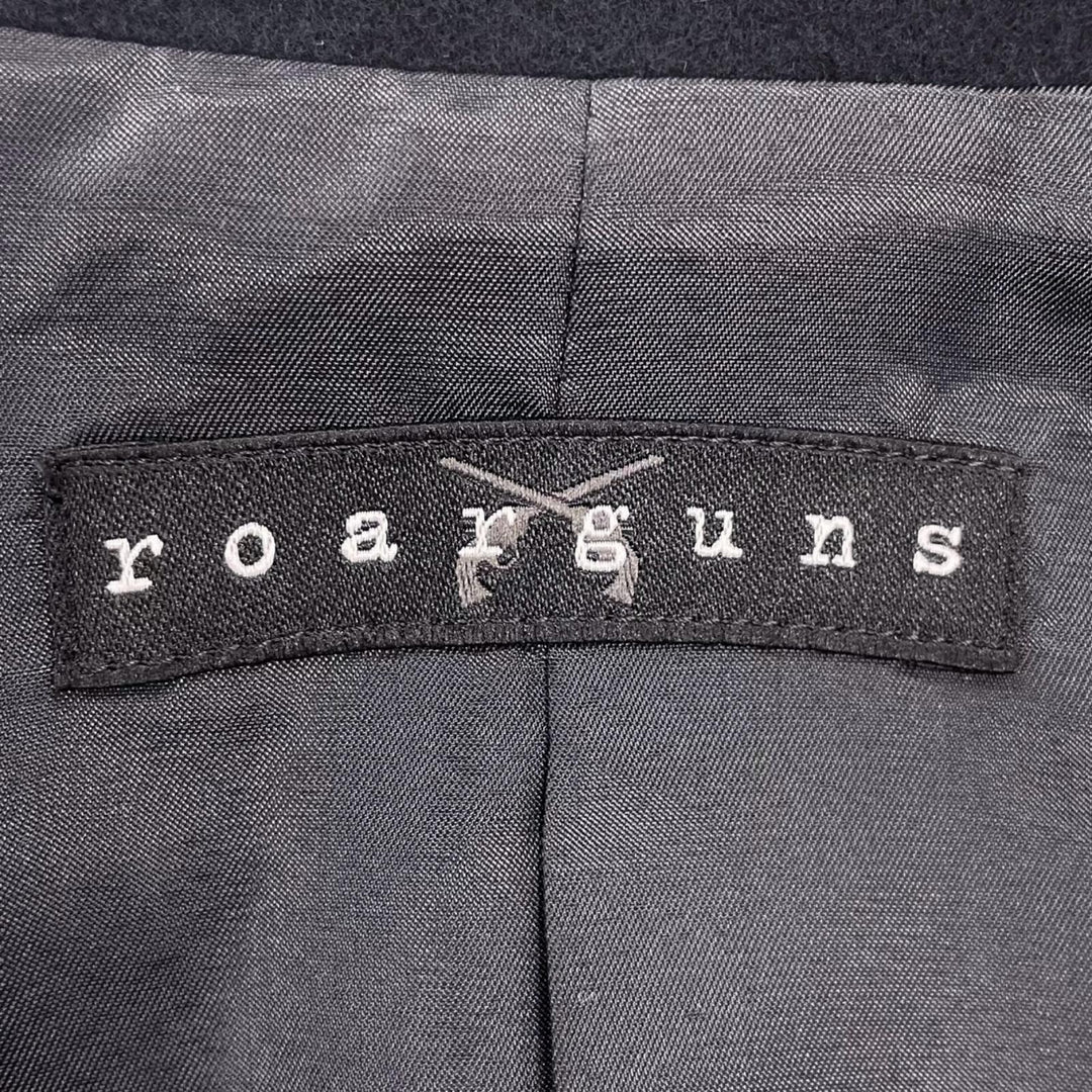 Pristine roarguns Chester coat S100'S MELTON COAT black wool mens 3 22FGC-02