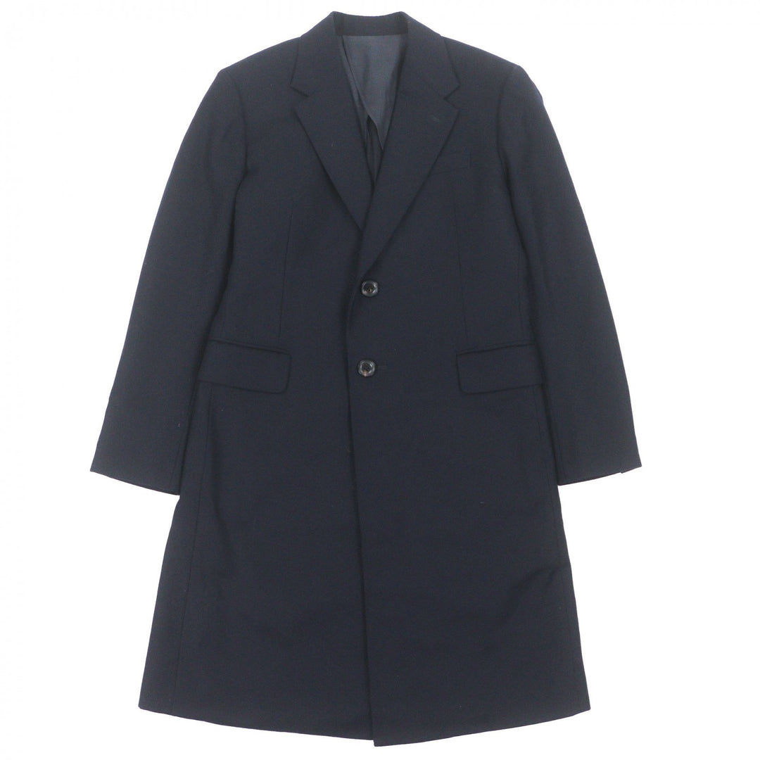 Excellent cantate Chester coat single Navy wool mens 46 17AWCA054