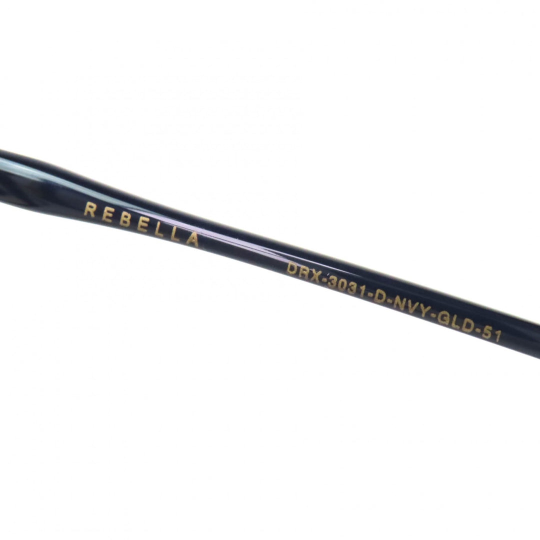 Excellent DITA Glasses REBELLA Cat eye Dark navy mens DRX-3031