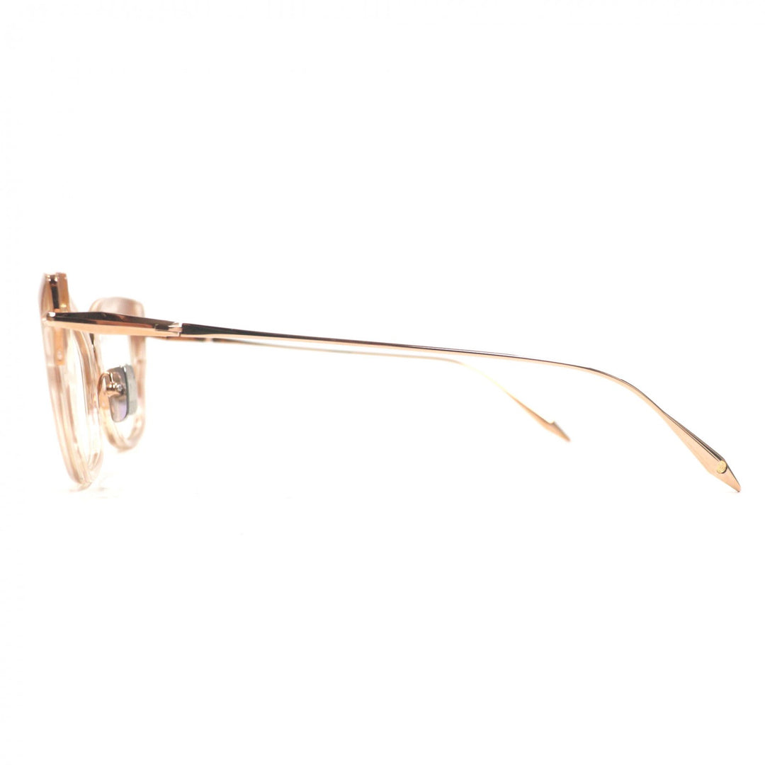 Pristine DITA Glasses AMORLY Cat eye Clear beige ー mens DTX408