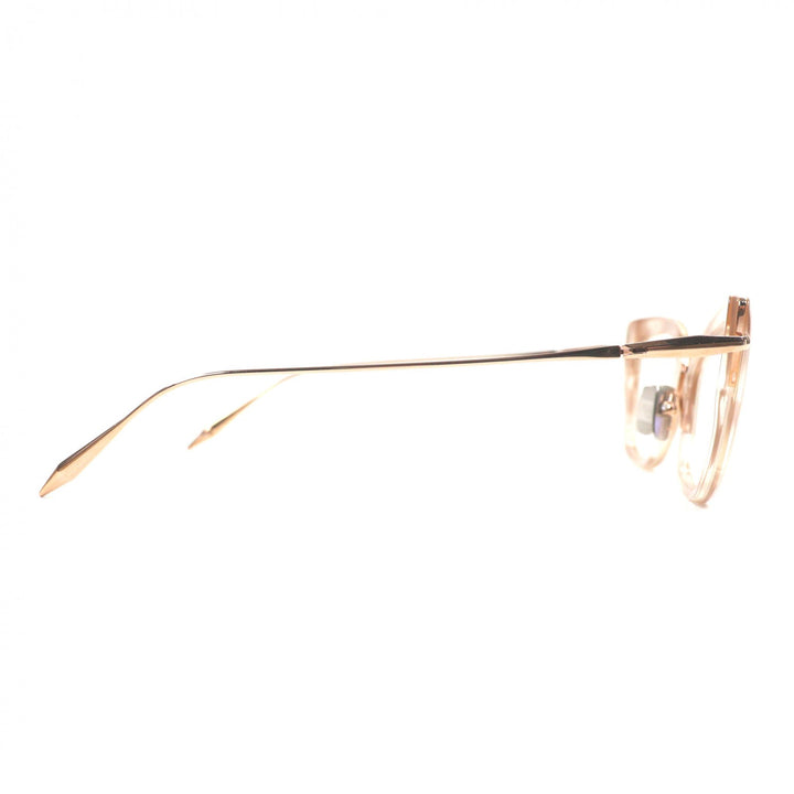 Pristine DITA Glasses AMORLY Cat eye Clear beige ー mens DTX408