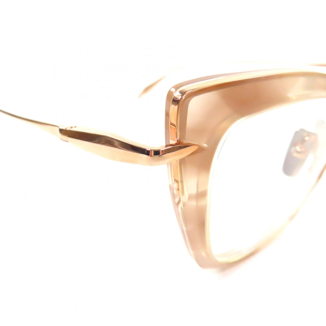 Pristine DITA Glasses AMORLY Cat eye Clear beige ー mens DTX408