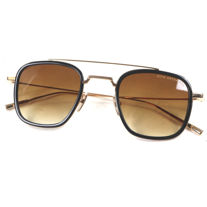 Pristine DITA sunglasses ARTOA 27.X Two Bridges black mens DTS474
