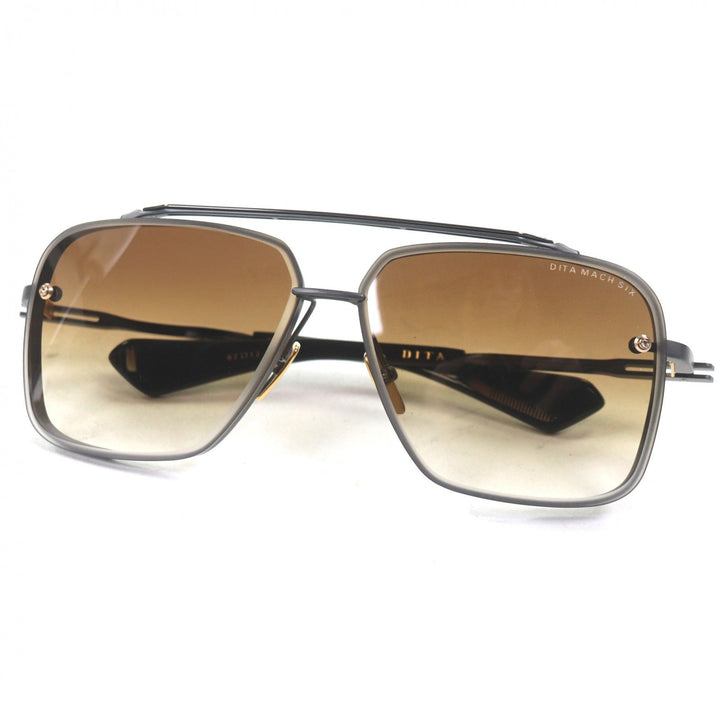 Pristine DITA sunglasses MACH-SIX Cancer metallic titanium mens DTS121