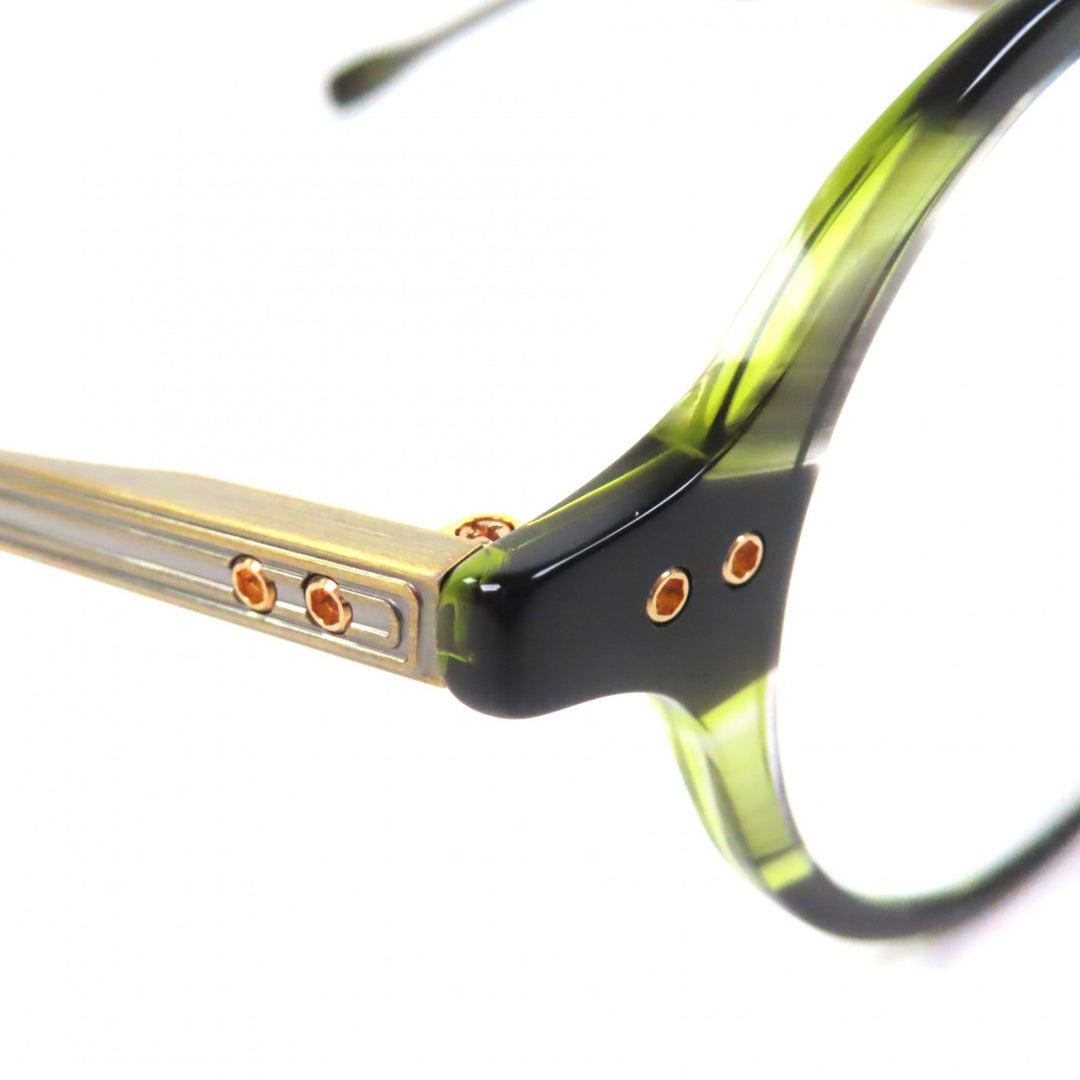 Pristine DITA Glasses ALATARA Aratara Marble Round Clear green mens DTX469