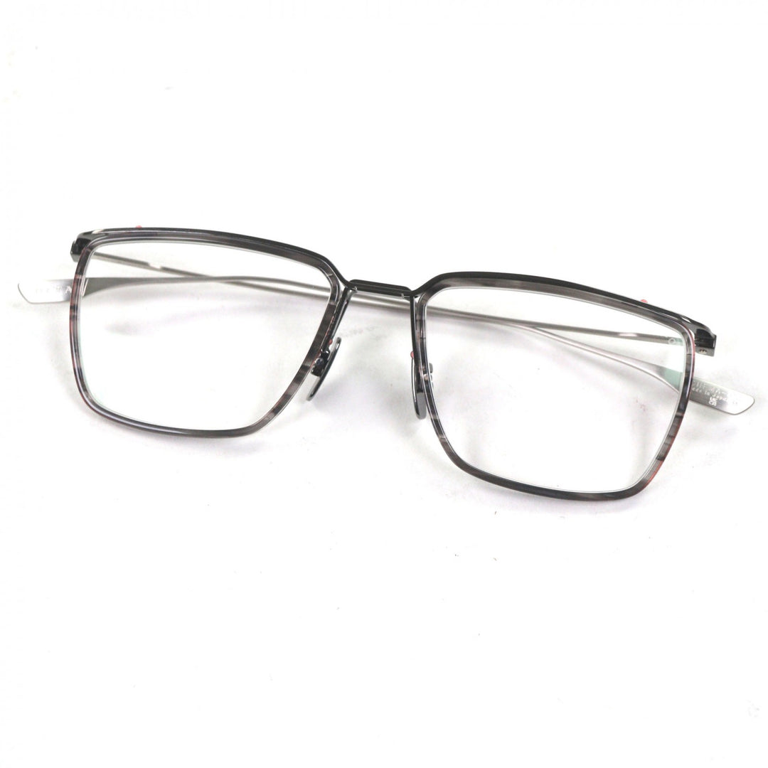 Pristine DITA Glasses SCHEMA-ONE Marble Square Wellington Clear gray mens DTX106