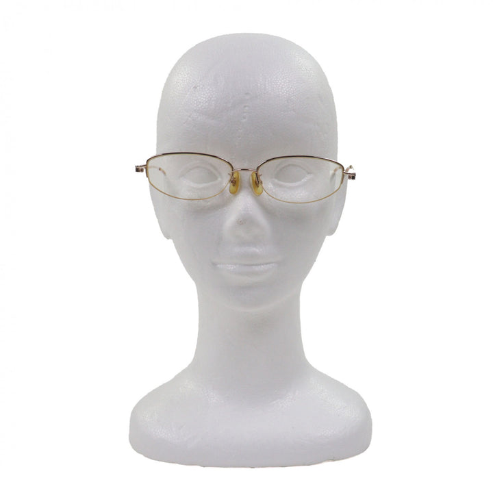 Good LOEWE Glasses Half rim gold 18K Pink Gold mens