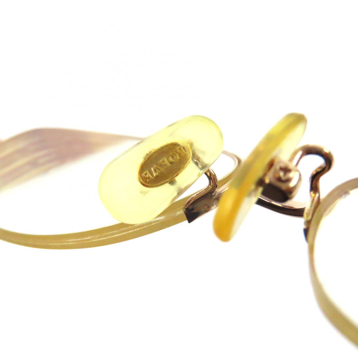 Good LOEWE Glasses Half rim gold 18K Pink Gold mens