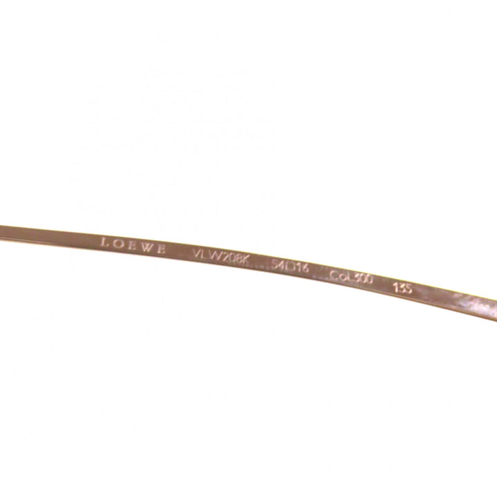 Good LOEWE Glasses Half rim gold 18K Pink Gold mens