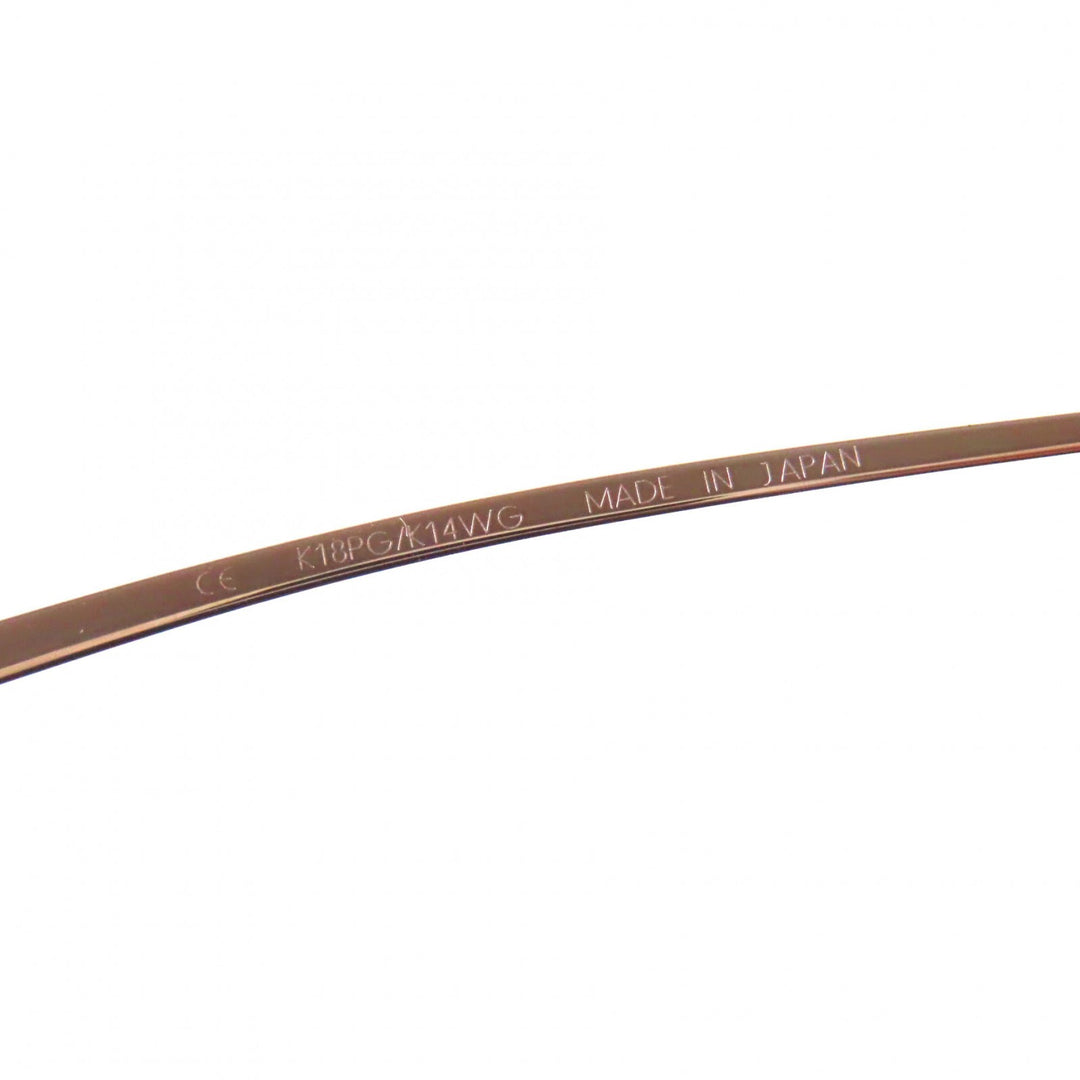 Good LOEWE Glasses Half rim gold 18K Pink Gold mens