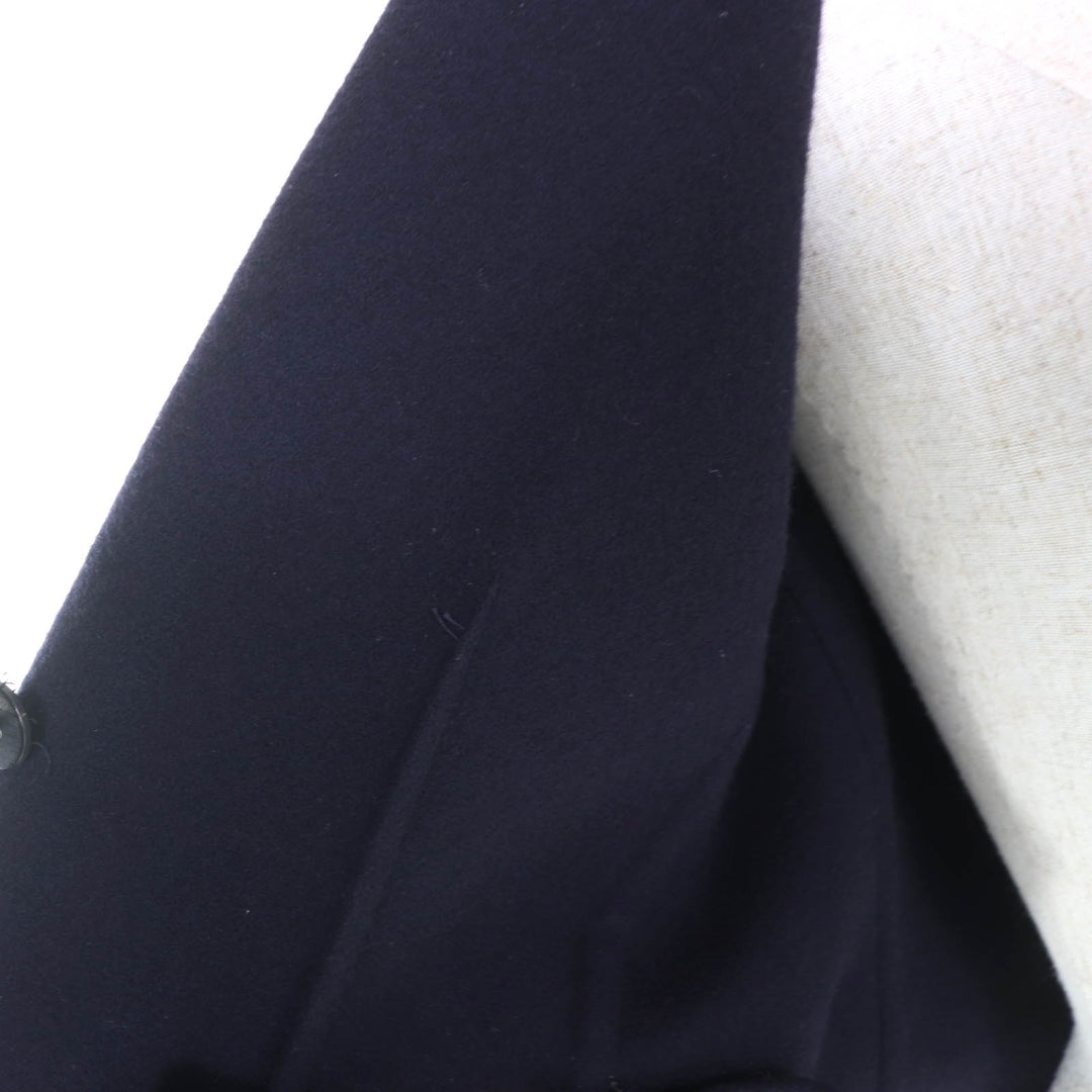 Excellent CELINE Jacket Single placket Navy cashmere Women 36 2 5L19/4146