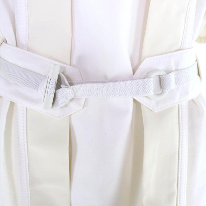 Pristine HERMES coat Ivory cotton Women 36 3E0170DP