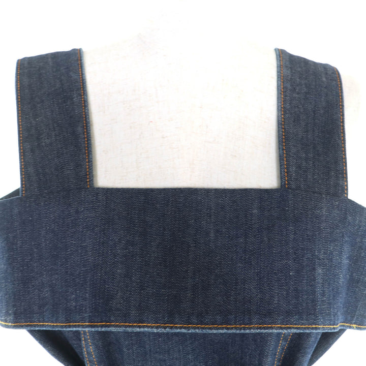 Excellent LOUIS VUITTON one piece Indigo cotton Women 34