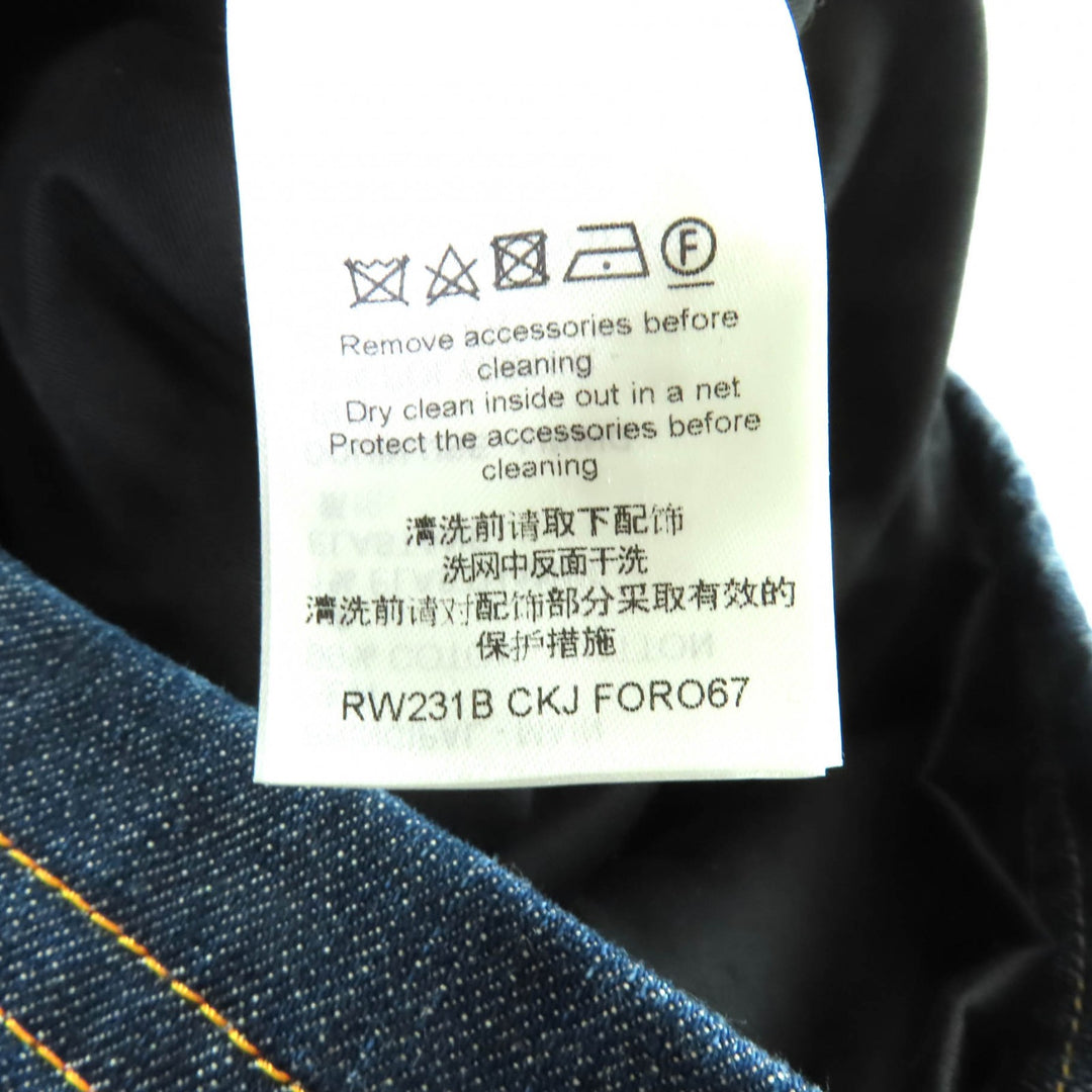 Excellent LOUIS VUITTON one piece Indigo cotton Women 34