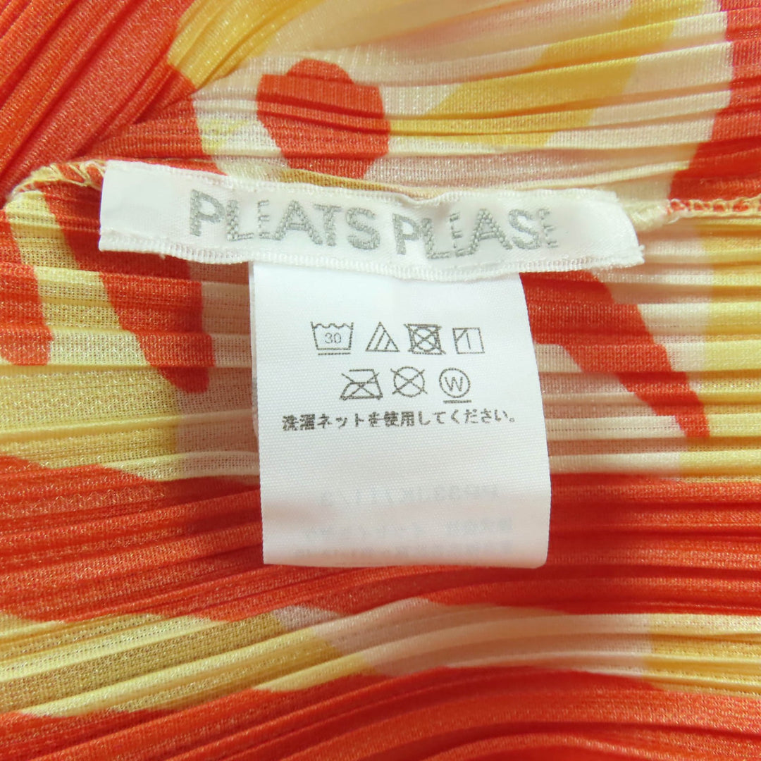 Excellent PLEATS PLEASE T-shirt Multi polyester Women 3 PP33JK711