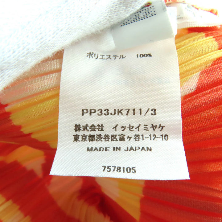 Excellent PLEATS PLEASE T-shirt Multi polyester Women 3 PP33JK711
