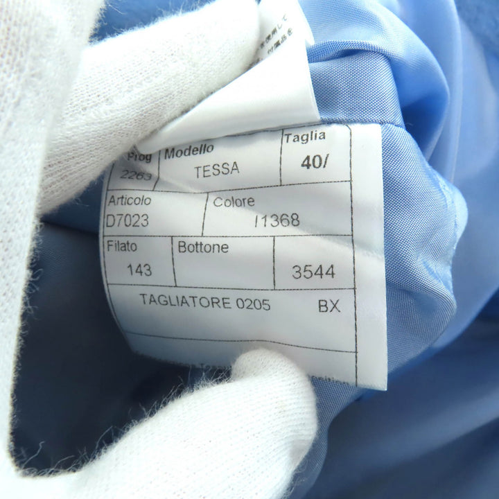 Excellent TAGLIATORE coat TESSA No color Light blue Angola 40