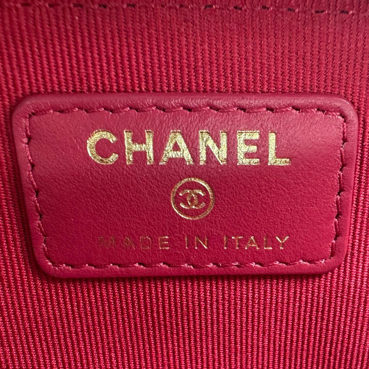 Excellent CHANEL Coin case Coin Purse Mini Wallet Random Number COCO Mark black