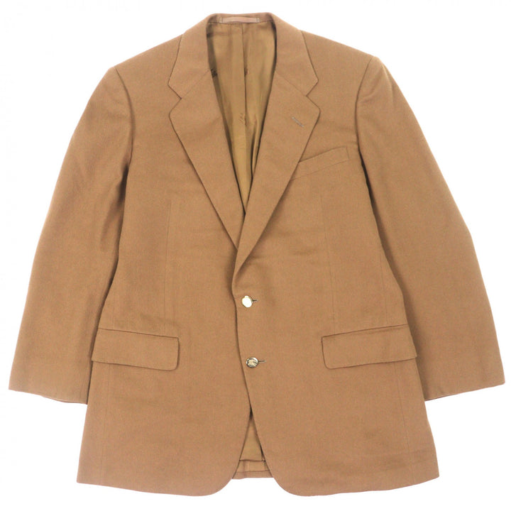 Great Burberrys tailored jacket Camel cashmere mens