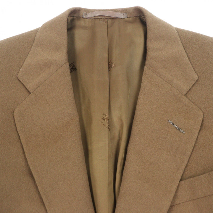 Great Burberrys tailored jacket Camel cashmere mens