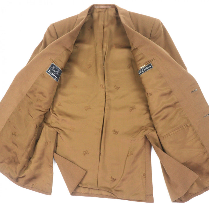 Great Burberrys tailored jacket Camel cashmere mens