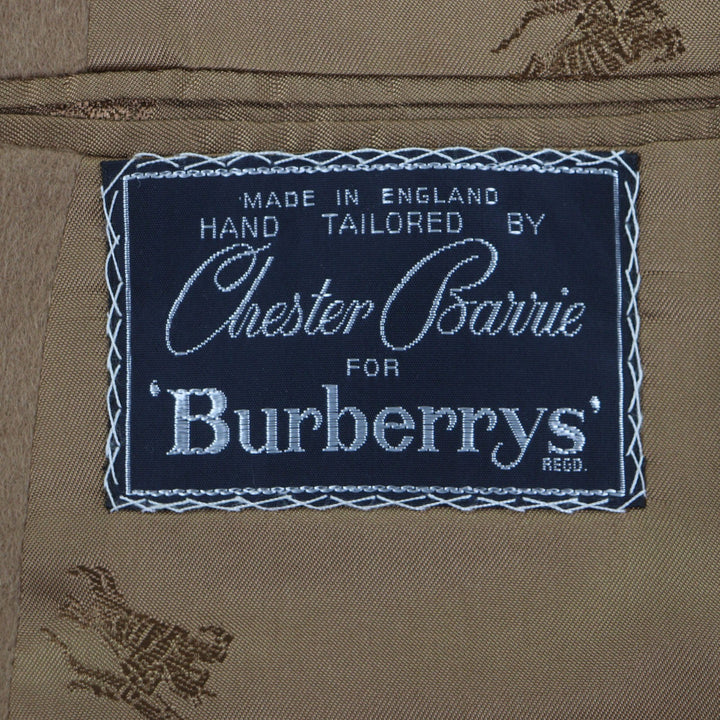 Great Burberrys tailored jacket Camel cashmere mens