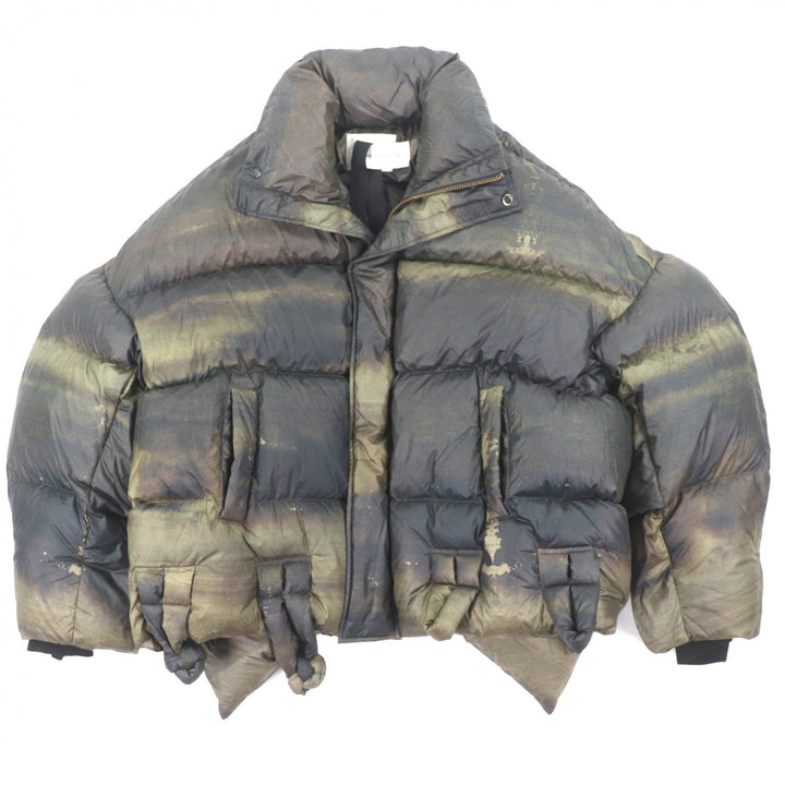 Pristine FENG CHEN WANG Down jacket FCW BROWN PRINTED DOWN JACKET S FUF18JK16