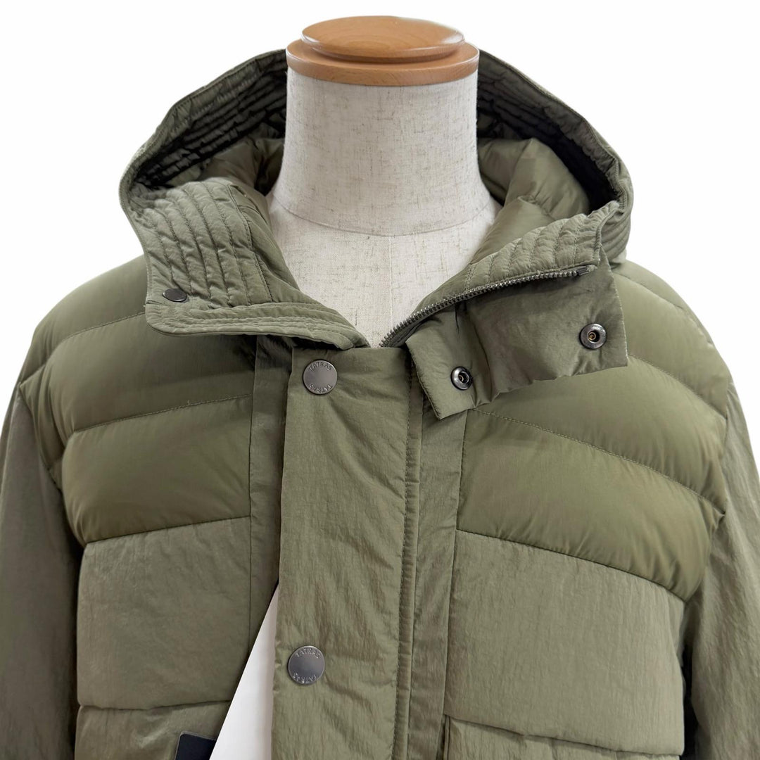 Pristine TATRAS Down jacket TOHLIMO Hooded khaki Nylon mens MTLA24A4196-D