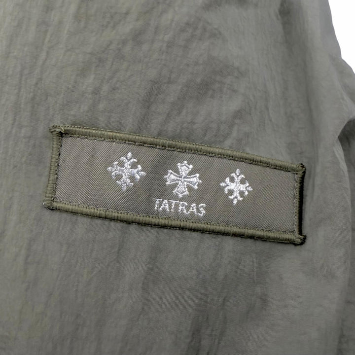 Pristine TATRAS Down jacket TOHLIMO Hooded khaki Nylon mens MTLA24A4196-D