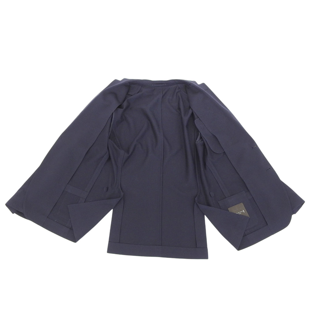 Excellent MACKINTOSH LONDON tailored jacket Navy polyester Women 36
