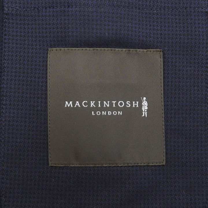 Excellent MACKINTOSH LONDON tailored jacket Navy polyester Women 36