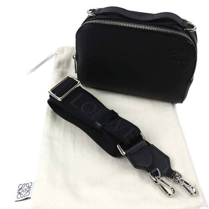Excellent LOEWE Shoulder Bag Mini Crossbody Camera Bag Anagram 2-Way C660R41X02