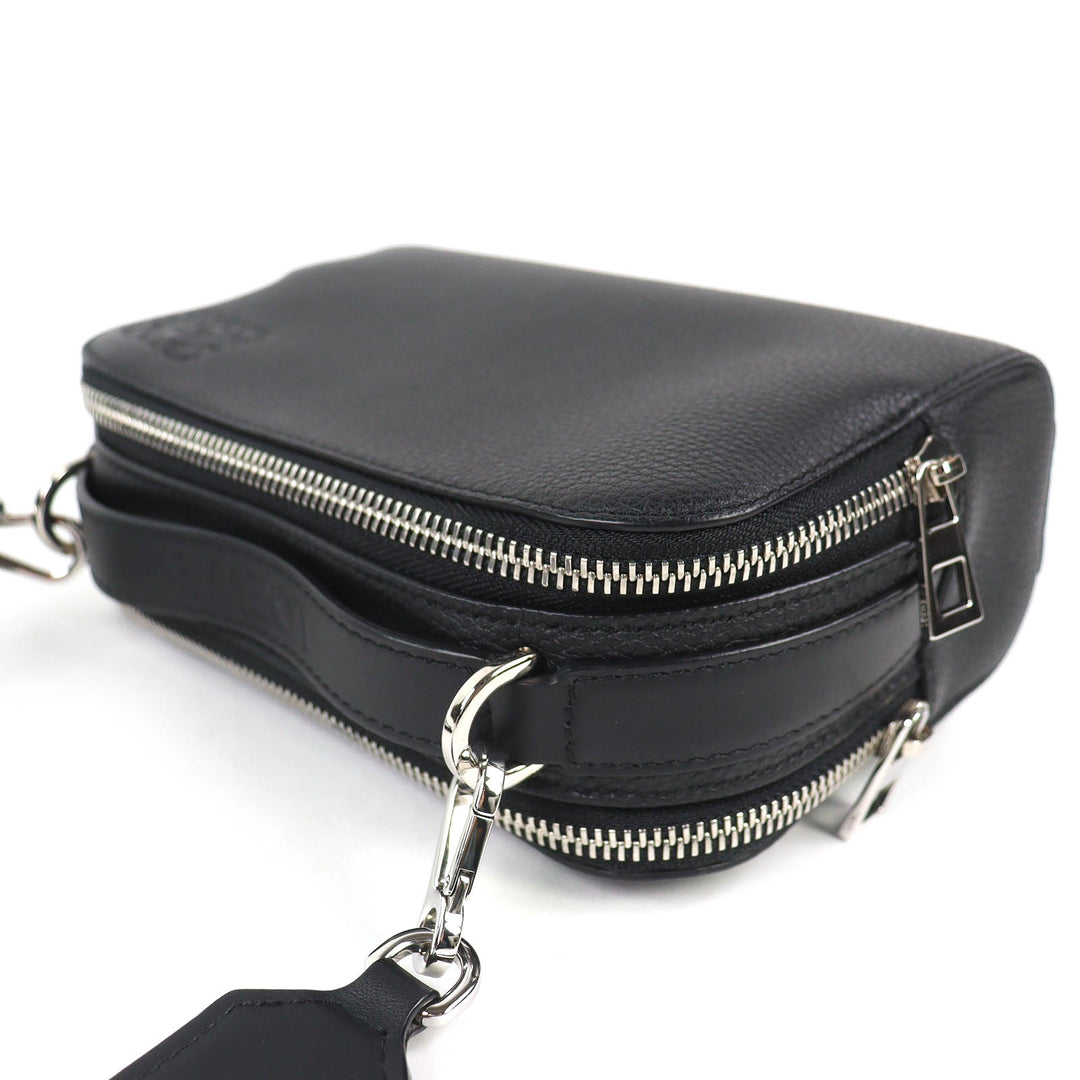 Excellent LOEWE Shoulder Bag Mini Crossbody Camera Bag Anagram 2-Way C660R41X02