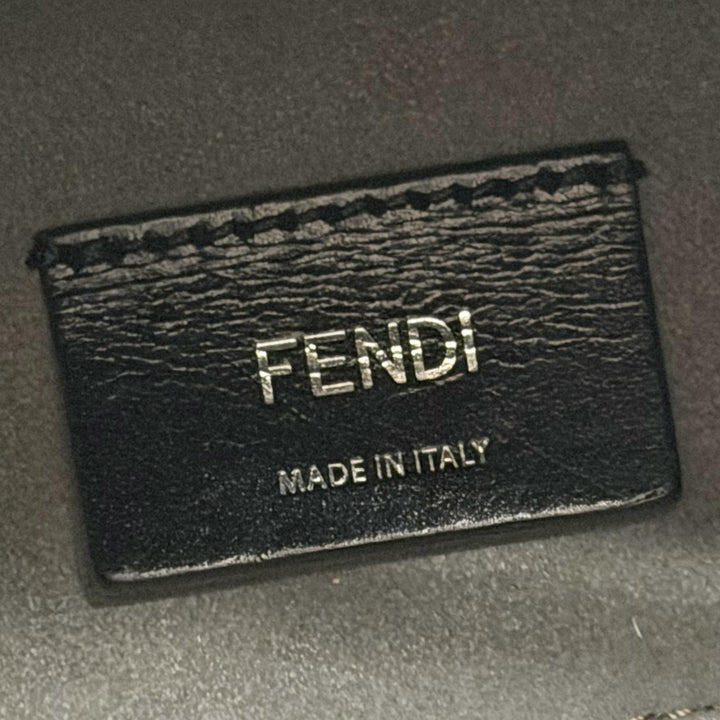 Excellent FENDI Shoulder Bag black leather Women 7VA584