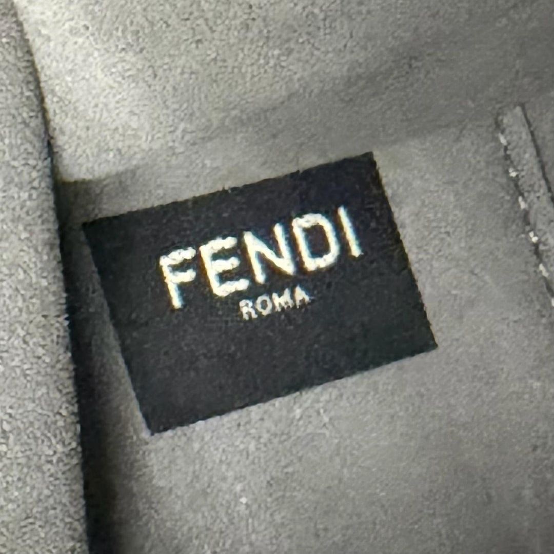 Excellent FENDI Shoulder Bag black leather Women 7VA584