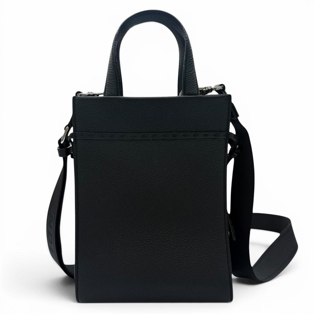 Excellent FENDI Shoulder Bag black leather Women 7VA584