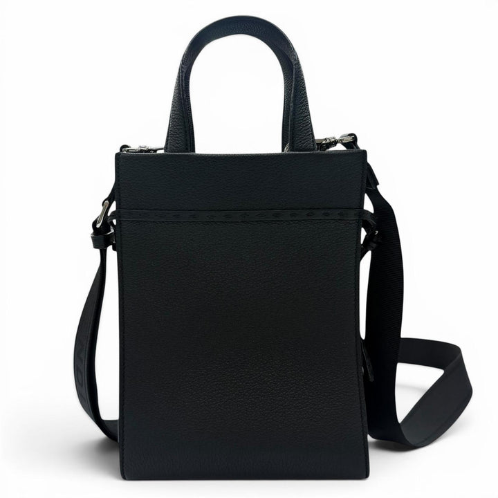 Excellent FENDI Shoulder Bag black leather Women 7VA584