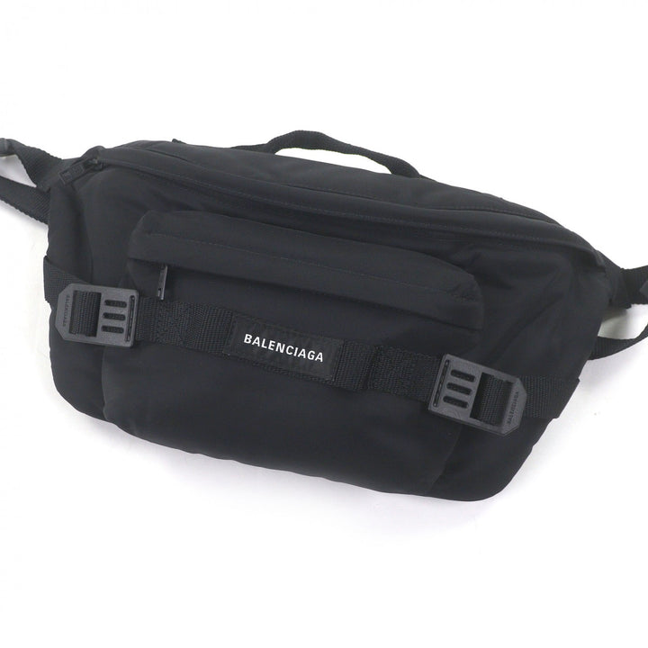 Excellent BALENCIAGA Sling bag Kingdom Belt Pack Large black