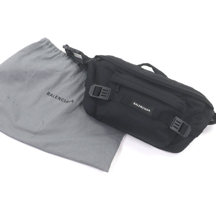 Excellent BALENCIAGA Sling bag Kingdom Belt Pack Large black